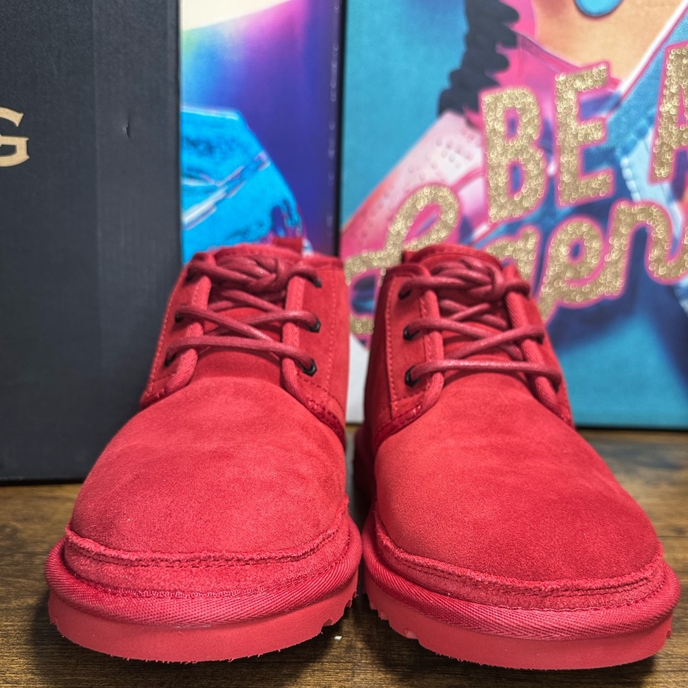 UGG Neumel Boot Samba Red Men size 8 - Picture 4 of 10